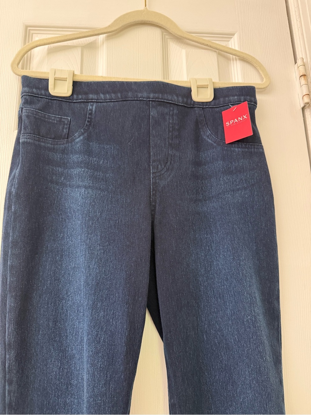 SPANX Dark Blue Denim-Look Jeggings